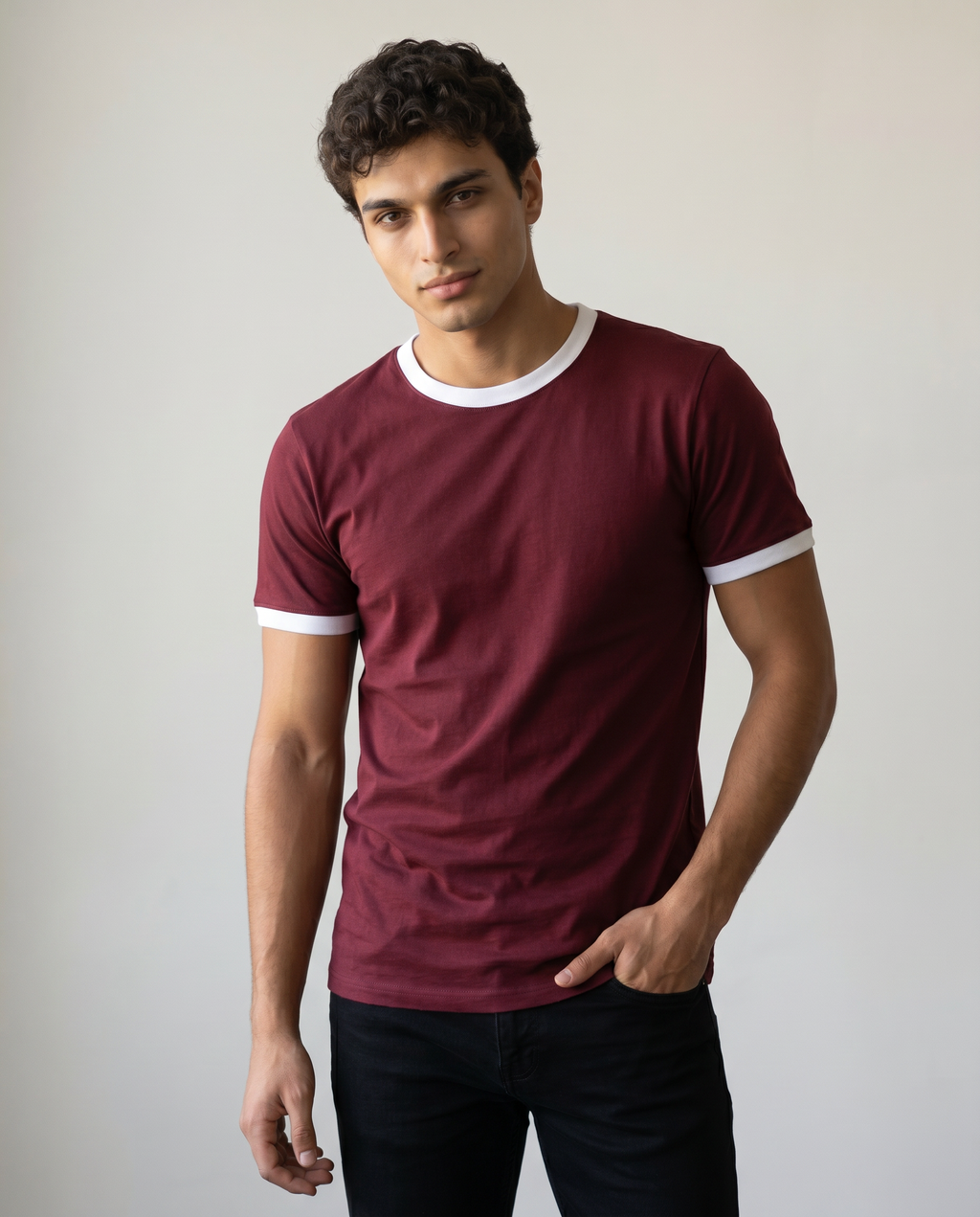 Ringer Oversize Fit T-shirt