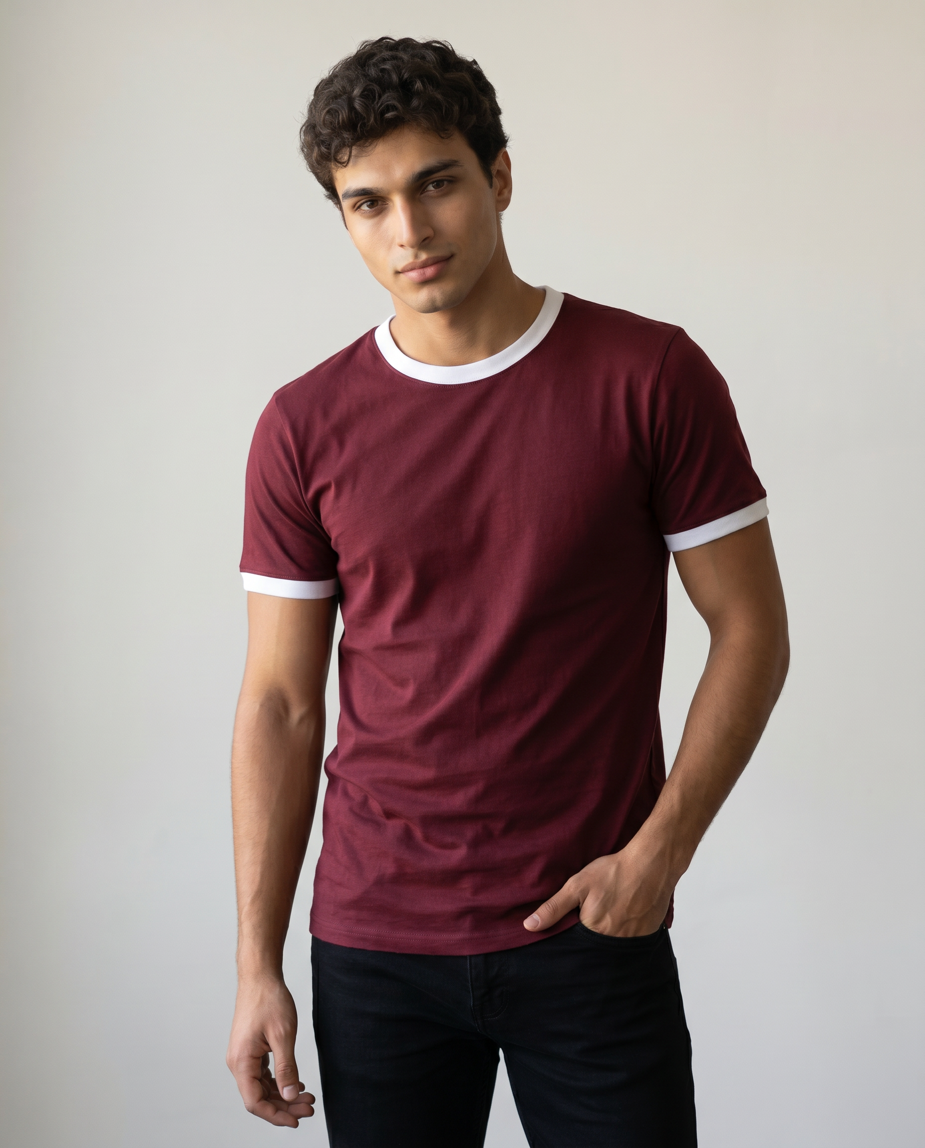 Ringer Oversize Fit T-shirt
