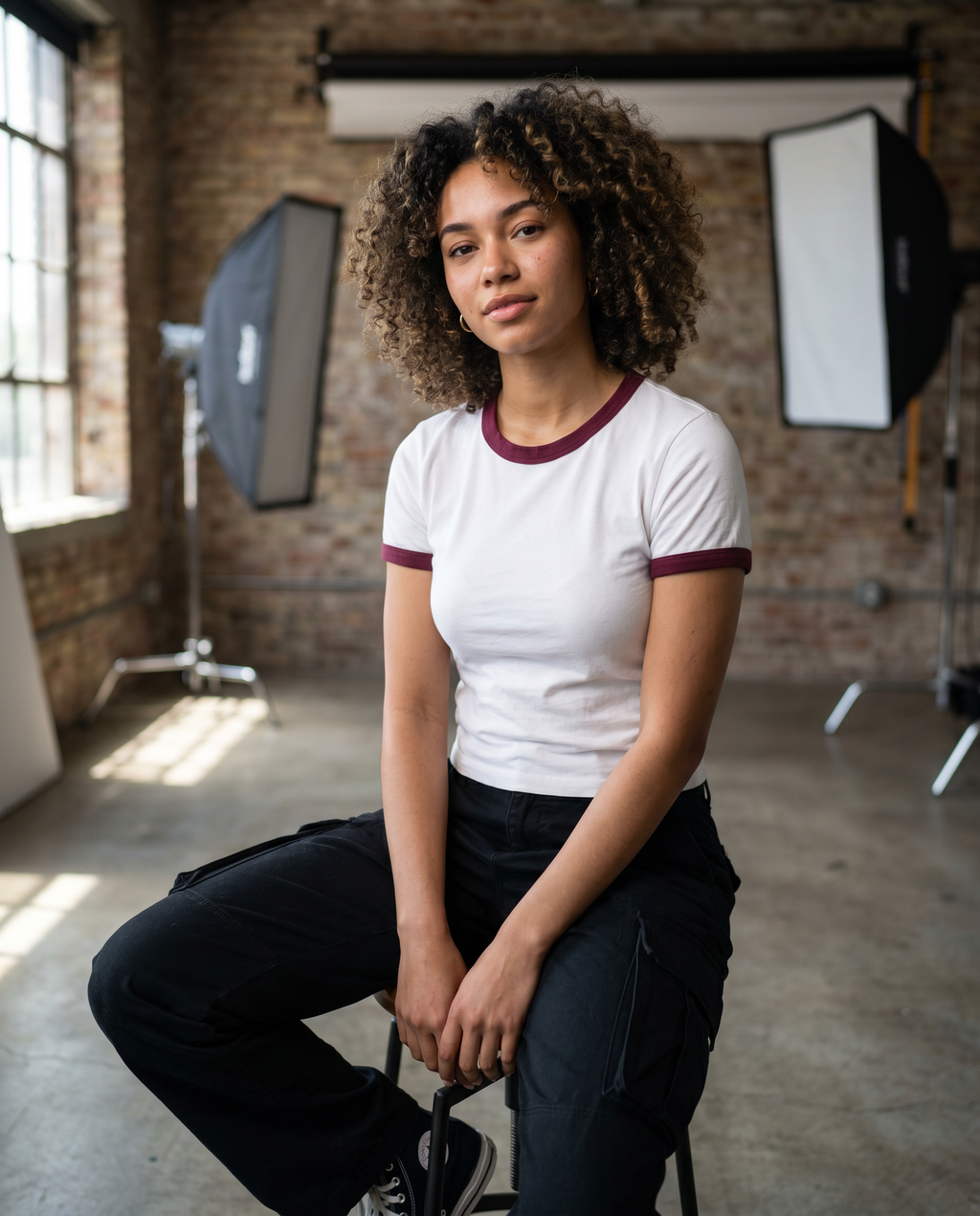 Ringer Oversize Fit T-shirt