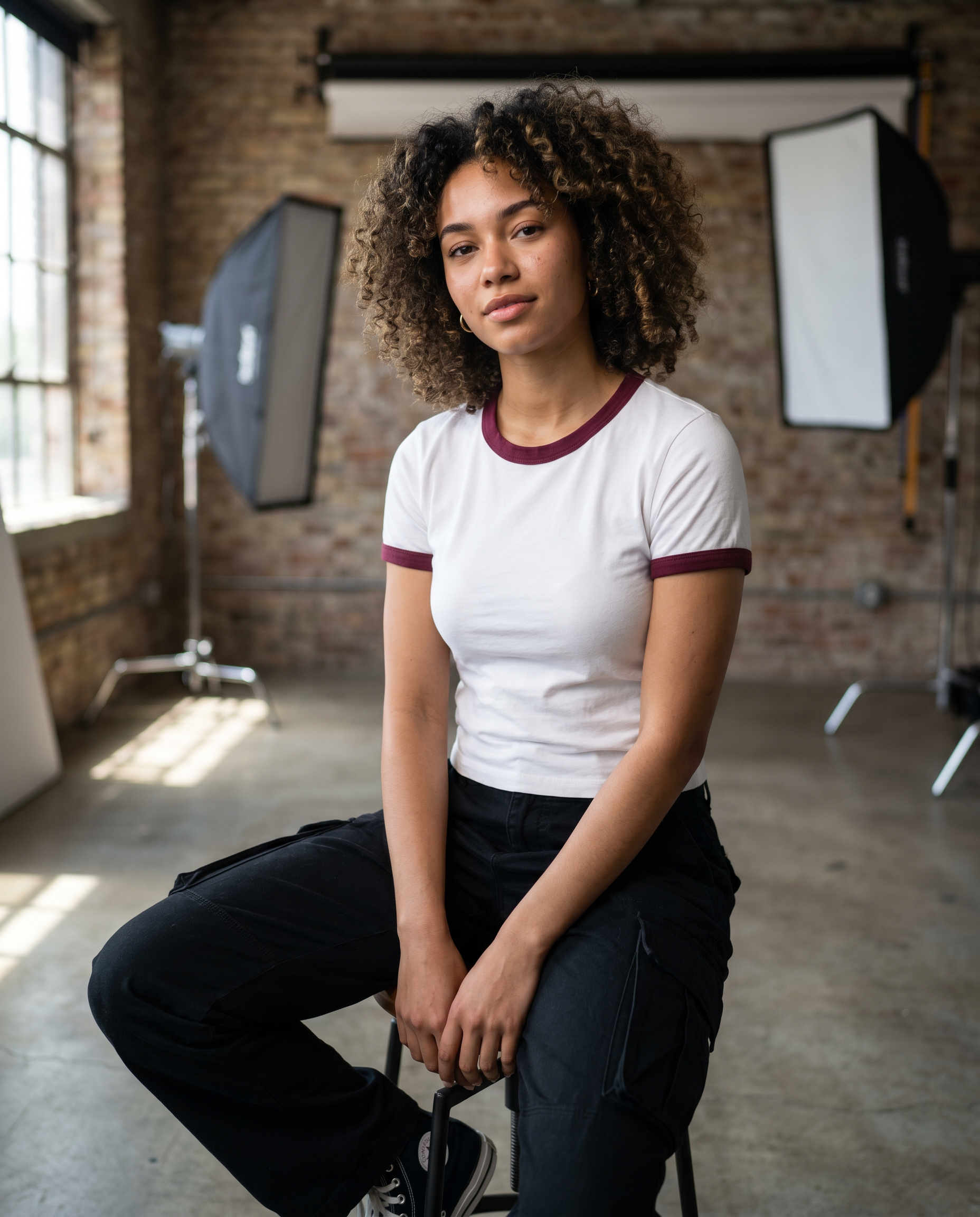 Ringer Oversize Fit T-shirt