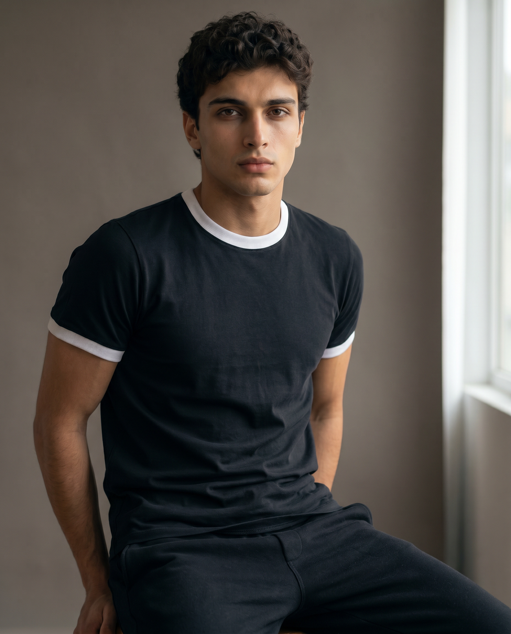 Ringer Oversize Fit T-shirt