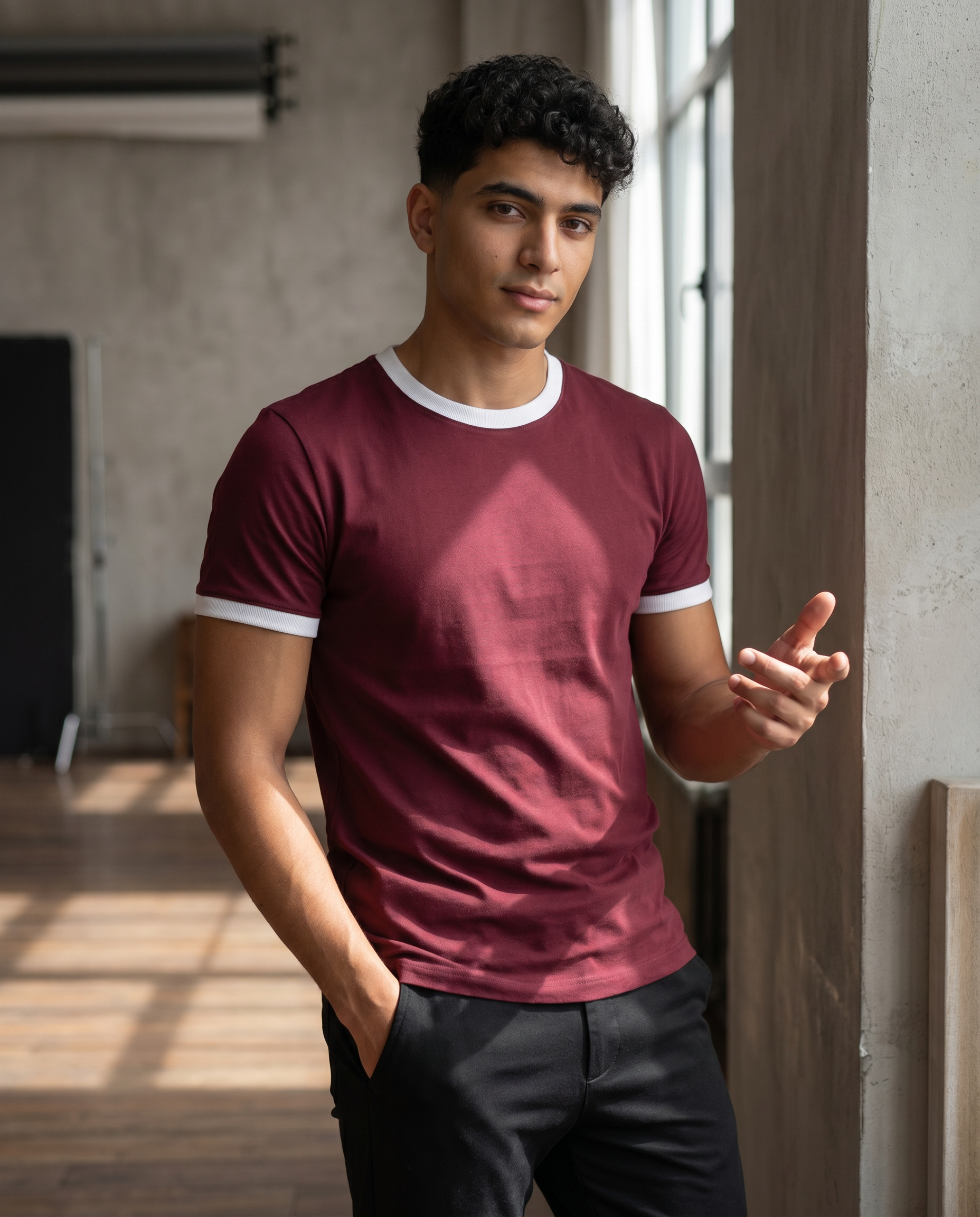 Ringer Oversize Fit T-shirt