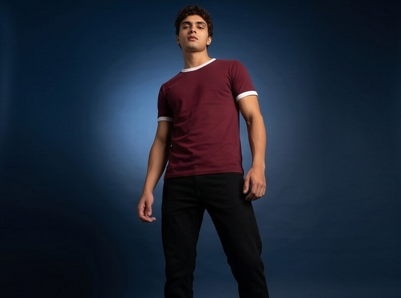 Ringer Oversize Fit T-shirt